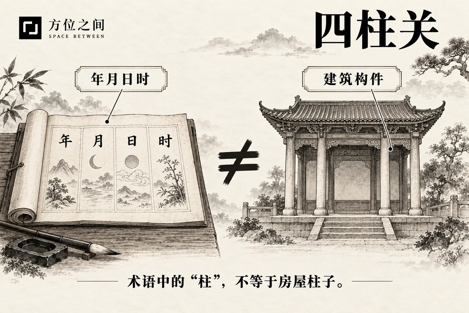 四柱关图解:文献语义与现实观察分栏说明