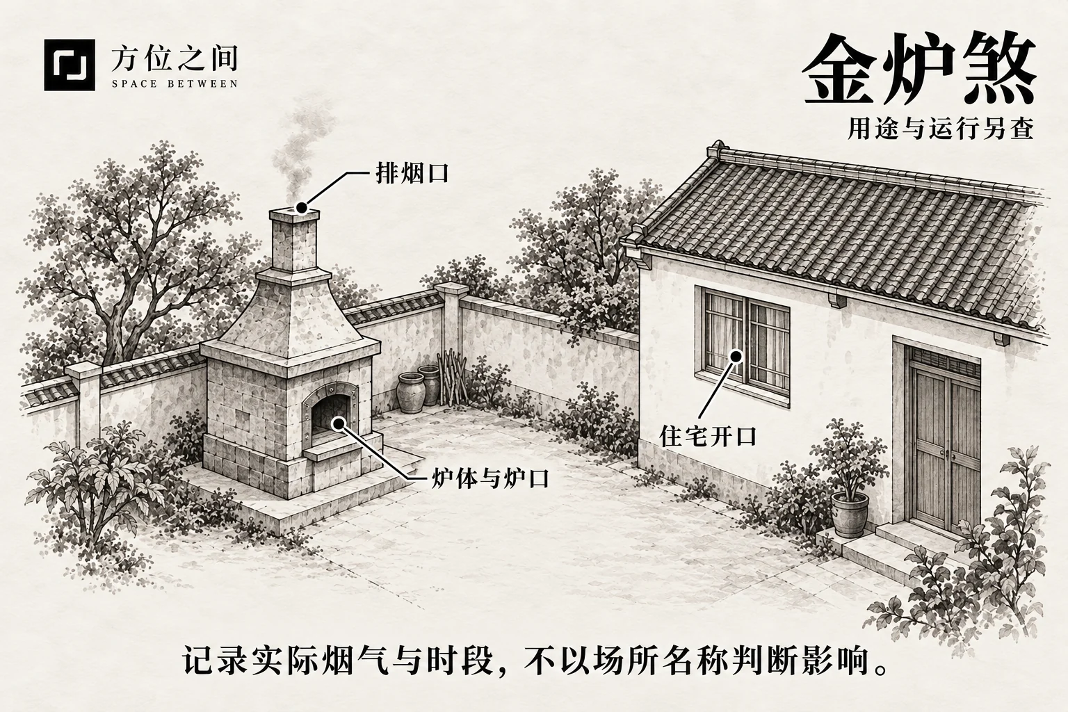 金炉煞的观察对象与识别图解