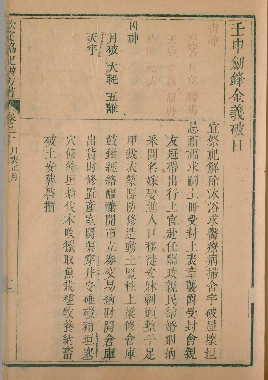 寅月 · 壬申日对应书页