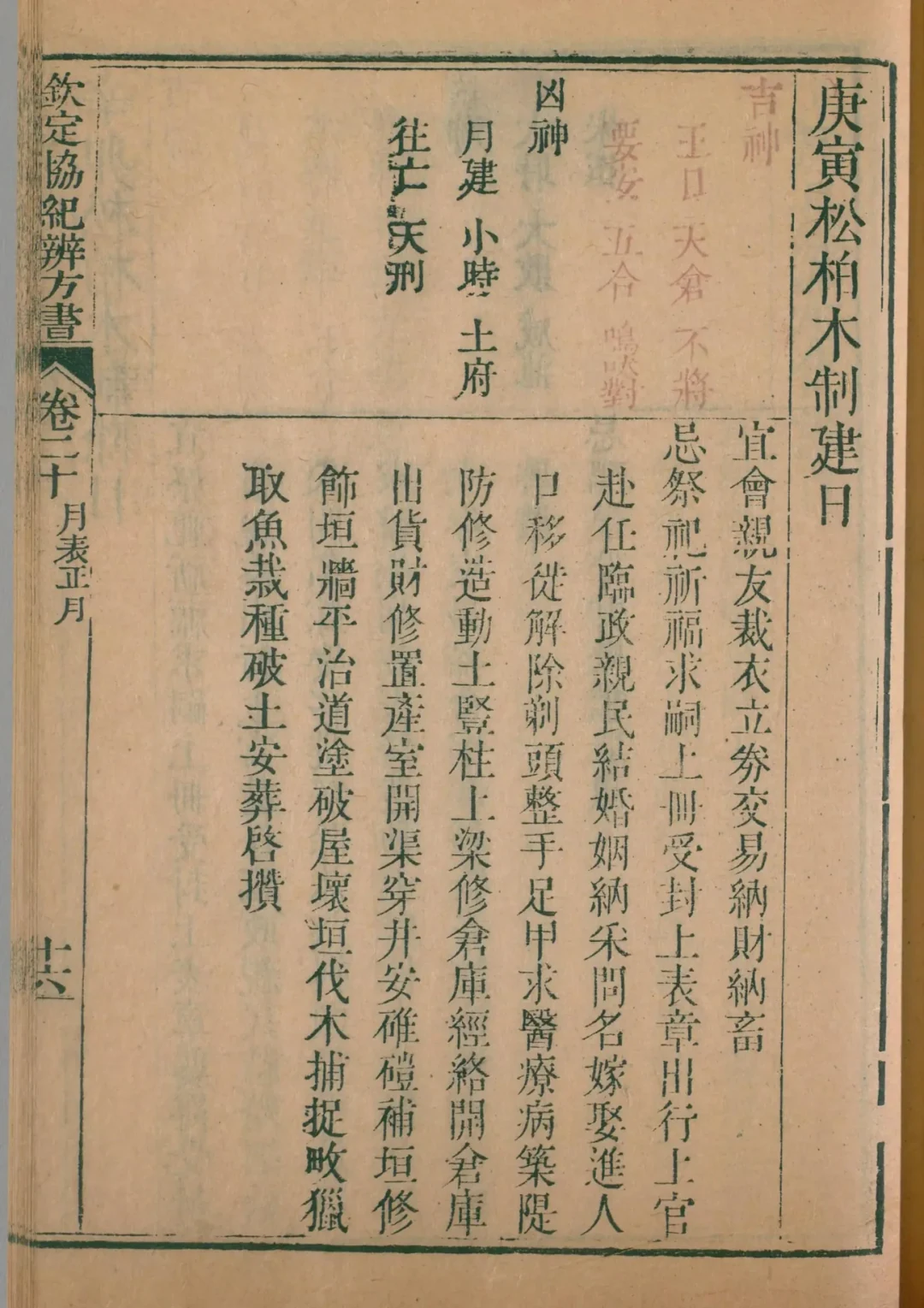 寅月 · 庚寅日对应书页