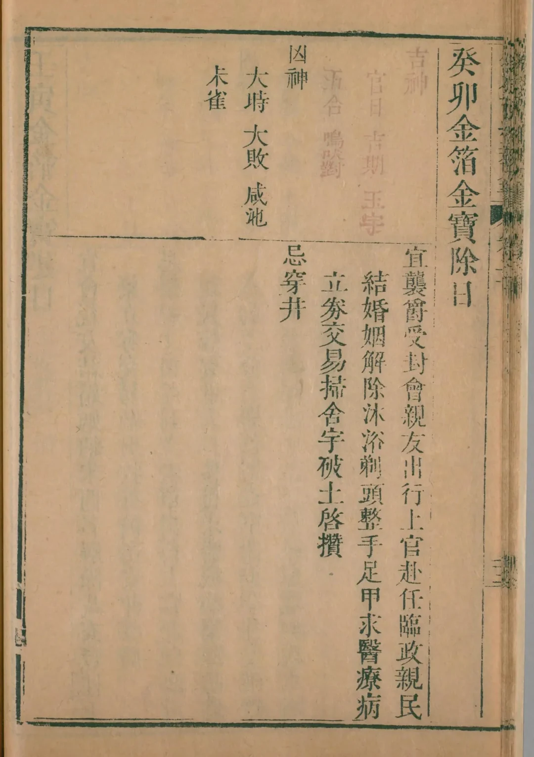 寅月 · 癸卯日对应书页