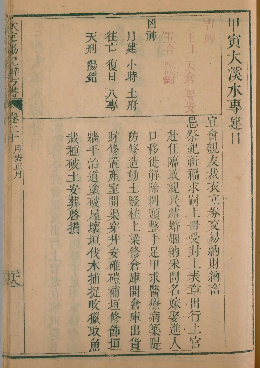 寅月 · 甲寅日对应书页