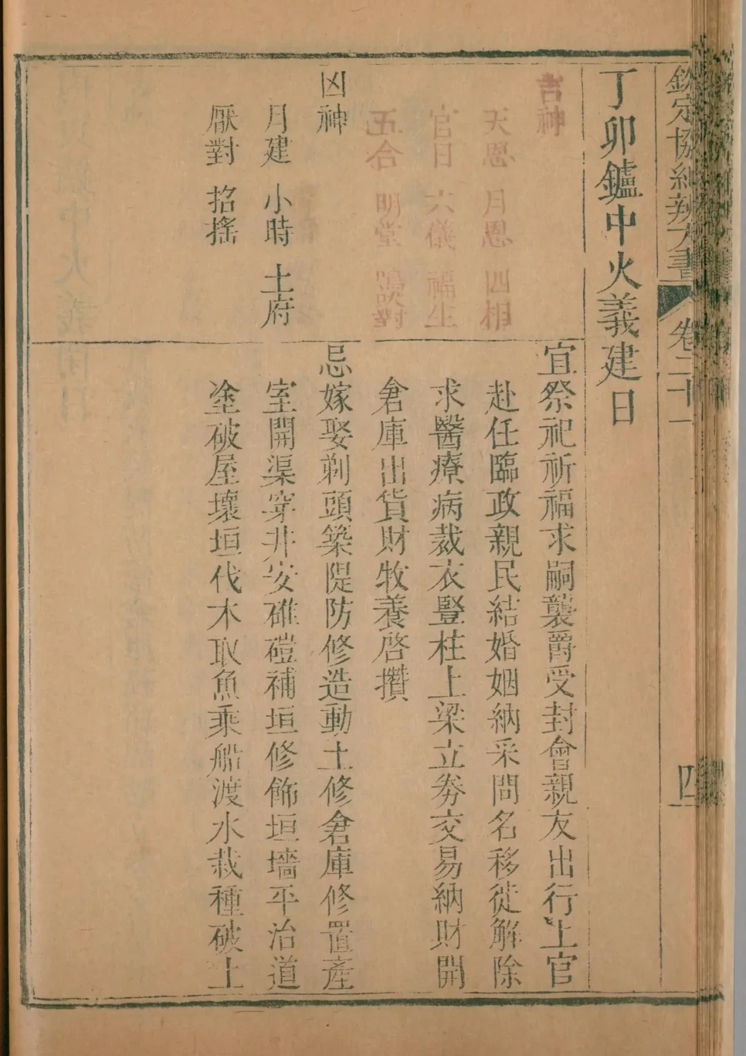 卯月 · 丁卯日对应书页