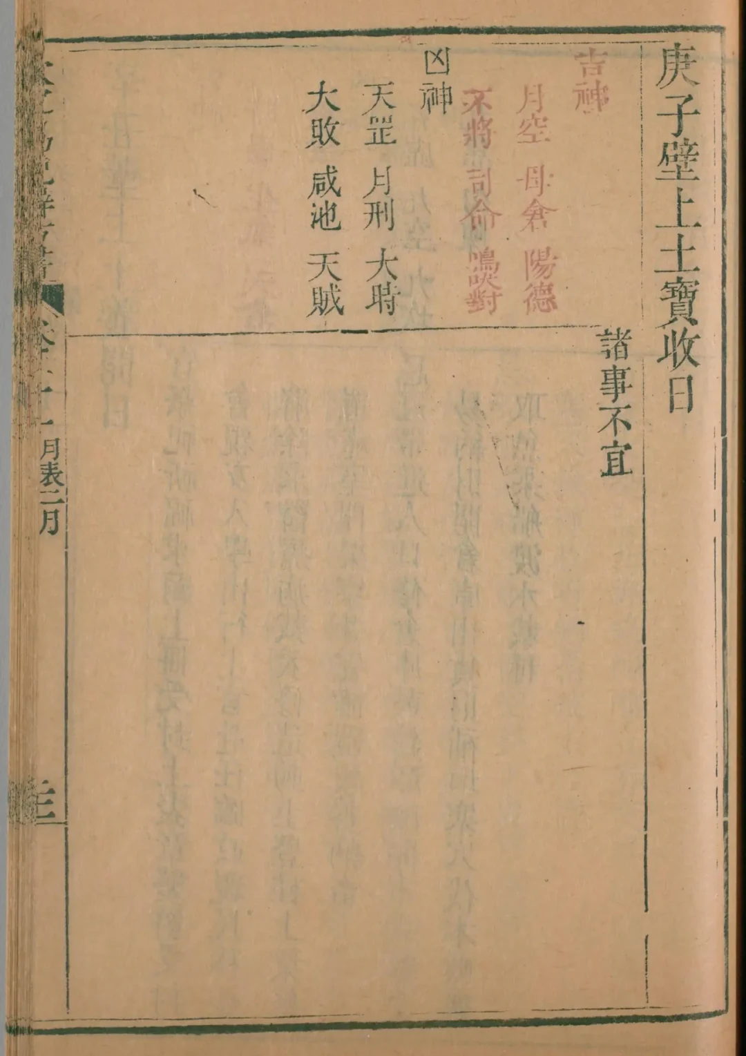 卯月 · 庚子日对应书页