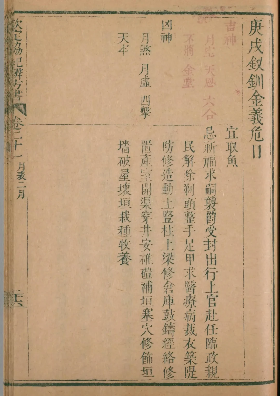 卯月 · 庚戌日对应书页