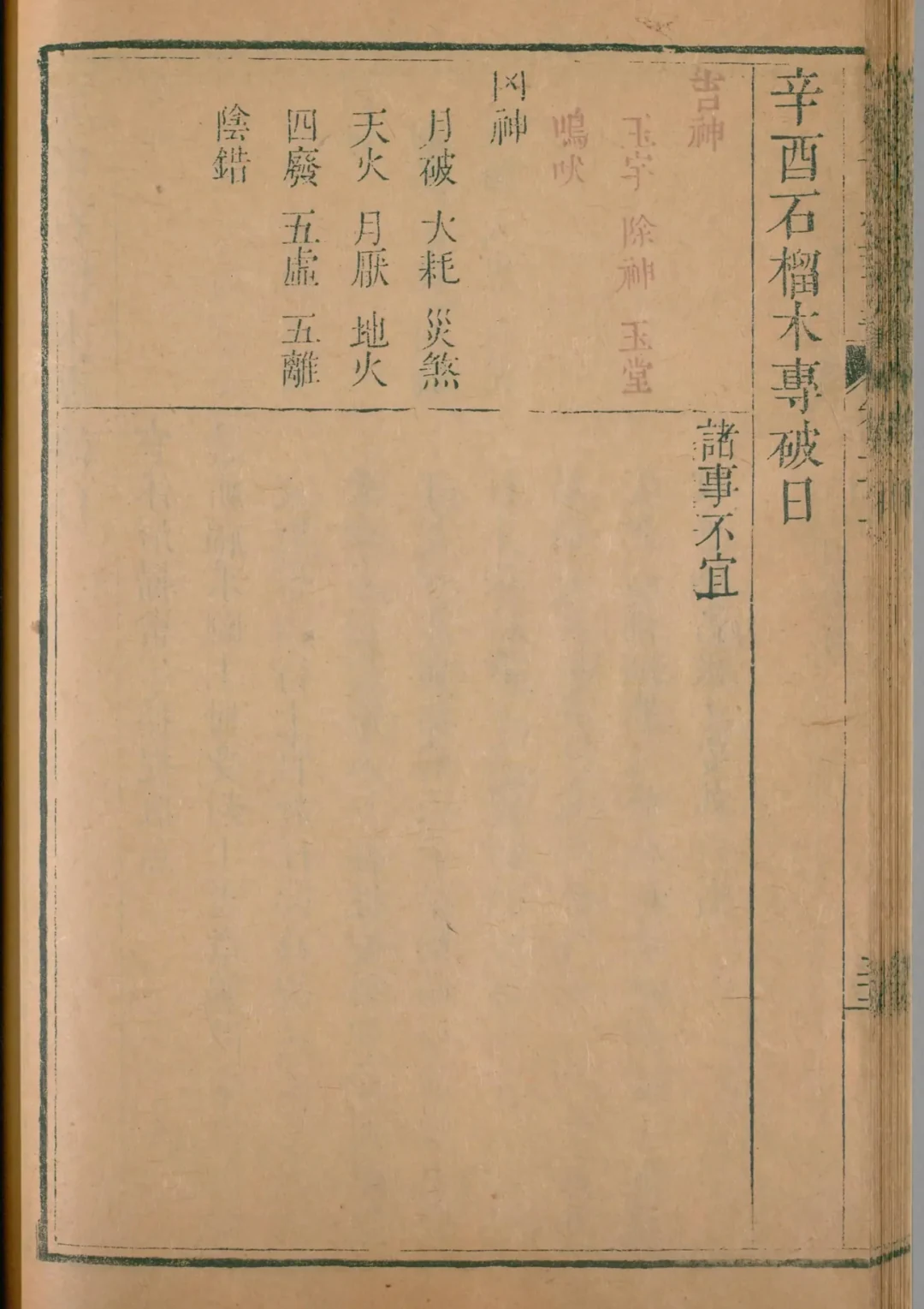 卯月 · 辛酉日对应书页