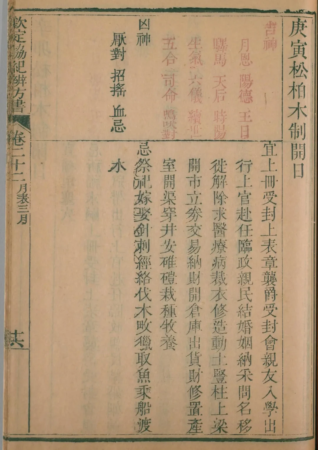 辰月 · 庚寅日对应书页