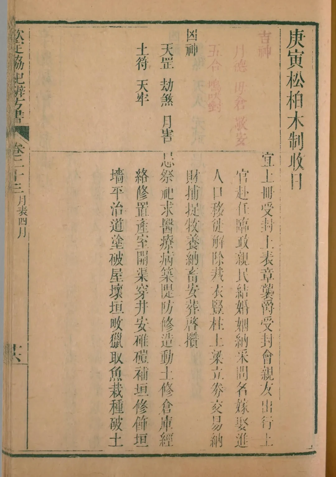 巳月 · 庚寅日对应书页