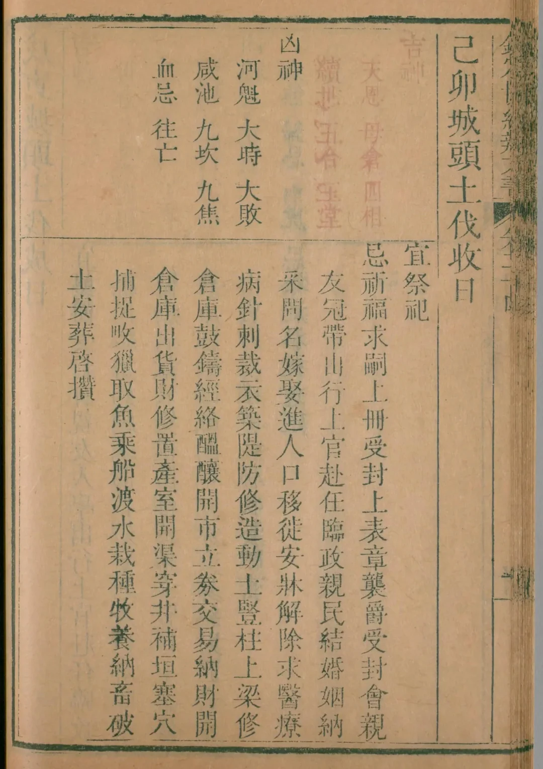 午月 · 己卯日对应书页
