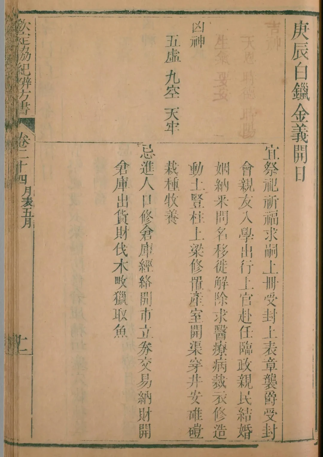 午月 · 庚辰日对应书页
