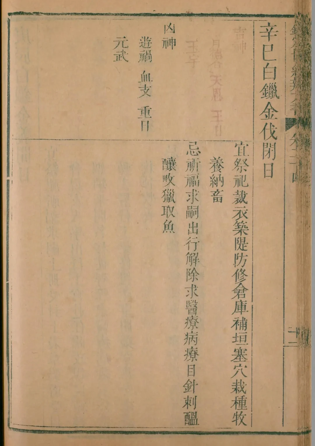 午月 · 辛巳日对应书页