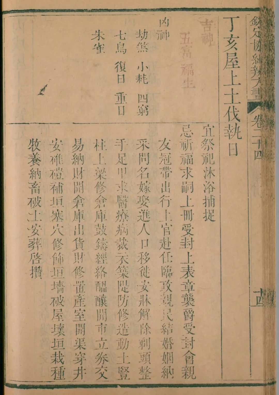 午月 · 丁亥日对应书页