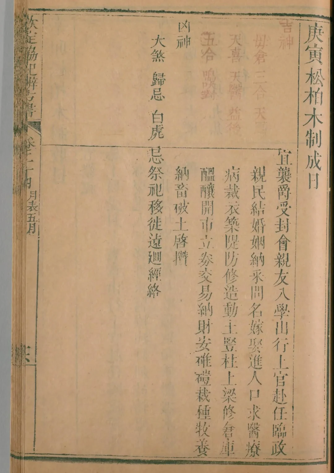 午月 · 庚寅日对应书页