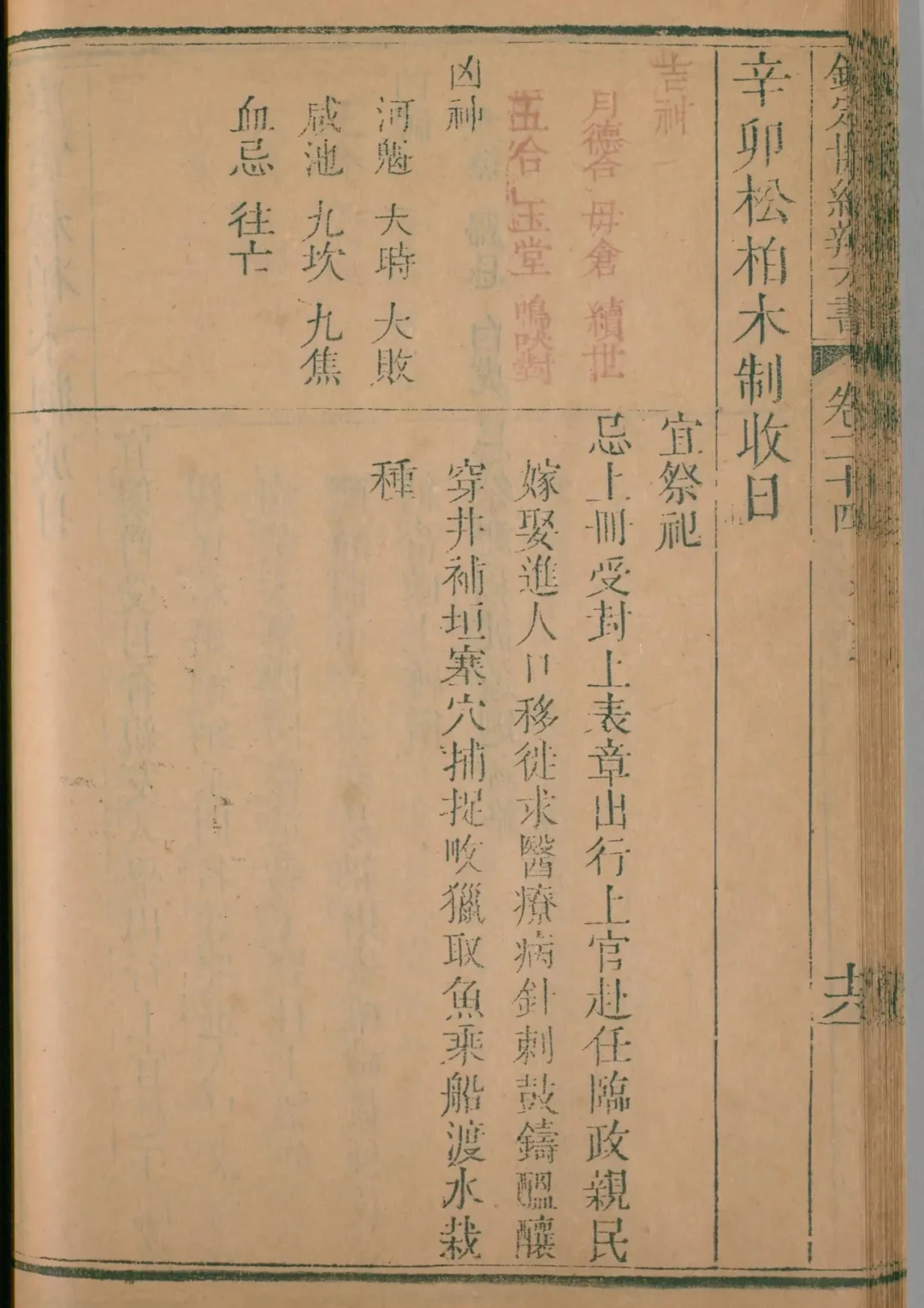 午月 · 辛卯日对应书页
