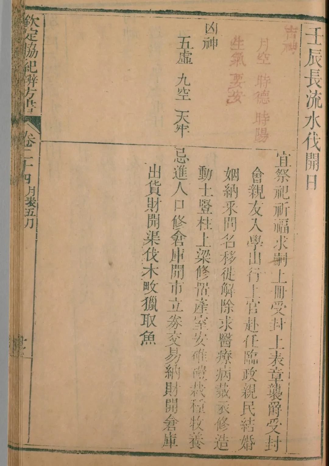 午月 · 壬辰日对应书页