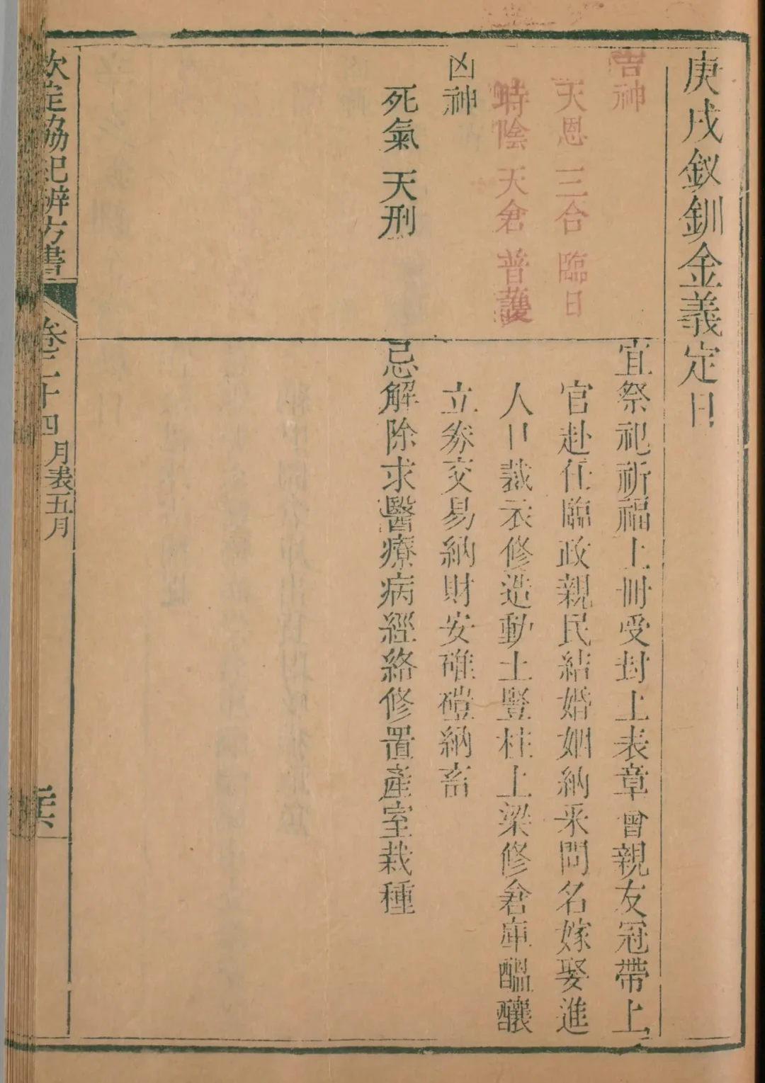 午月 · 庚戌日对应书页