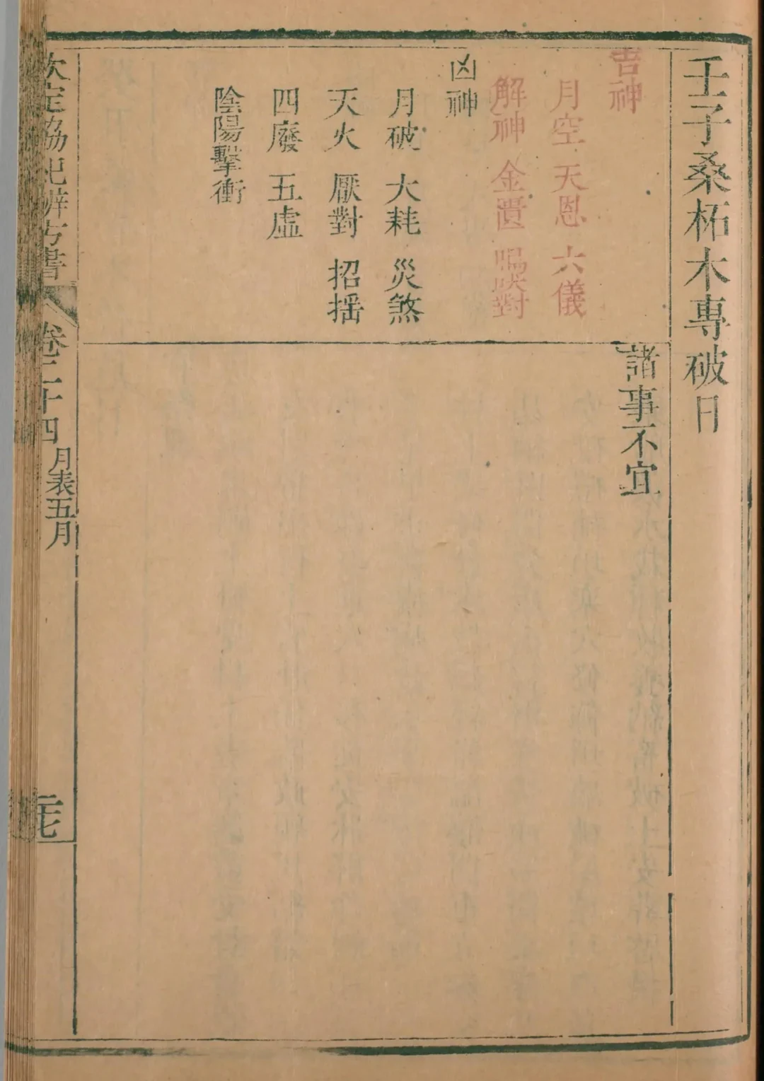 午月 · 壬子日对应书页