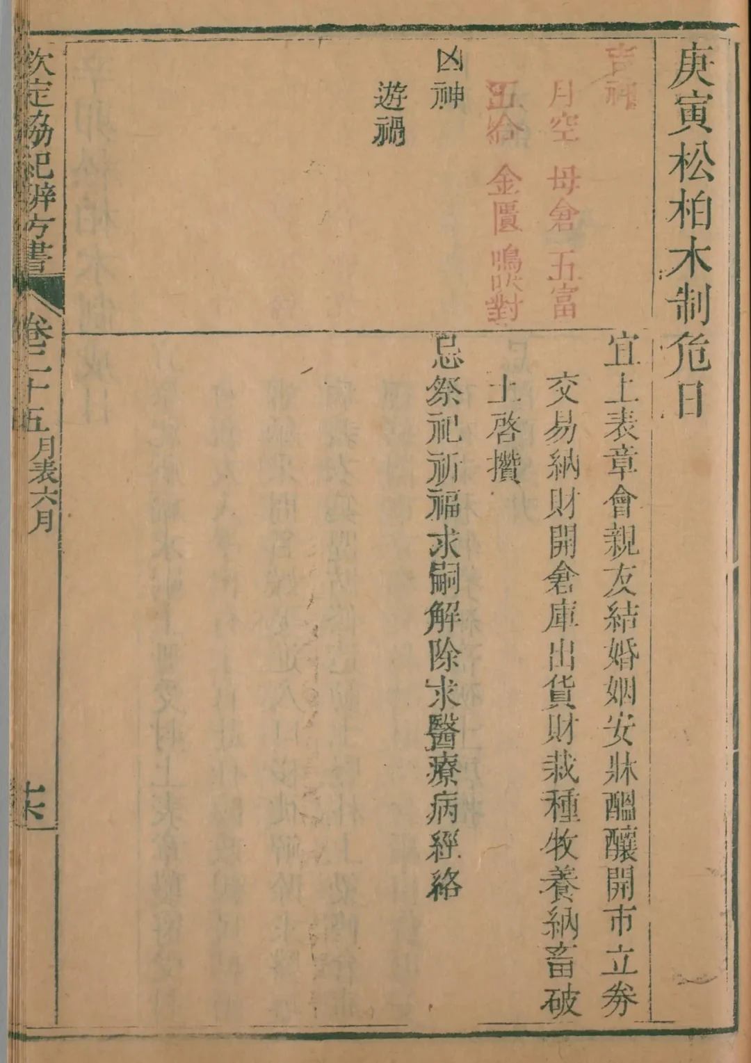 未月 · 庚寅日对应书页