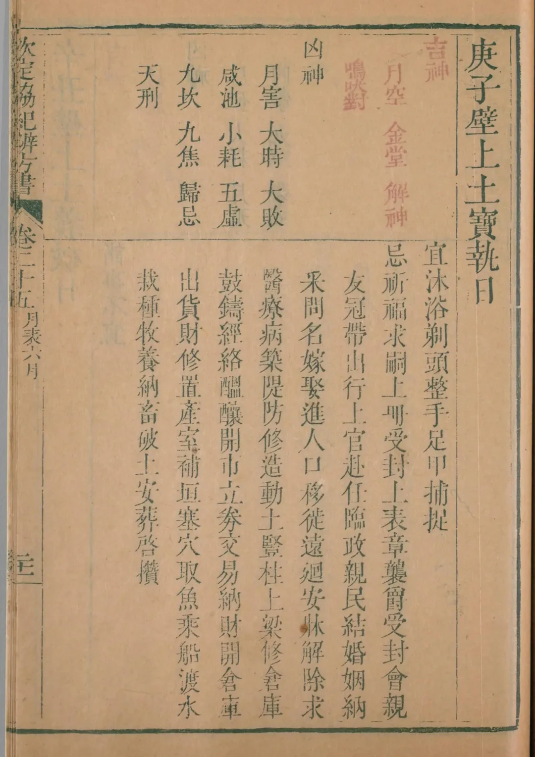 未月 · 庚子日对应书页