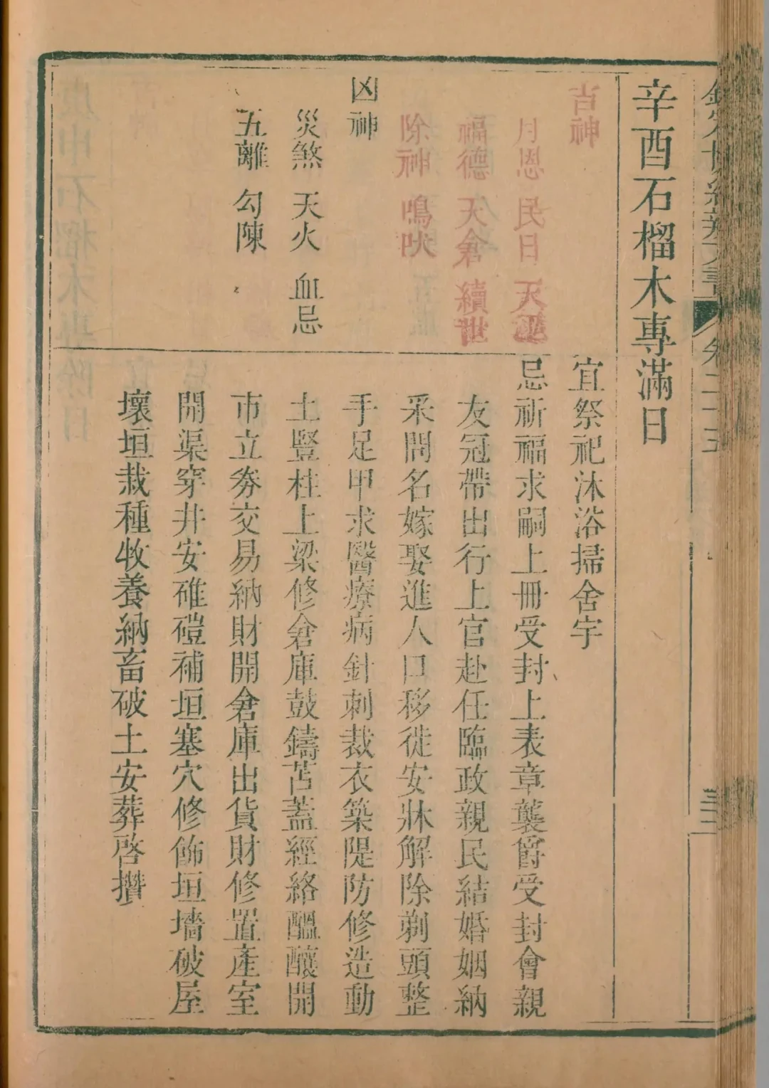 未月 · 辛酉日对应书页