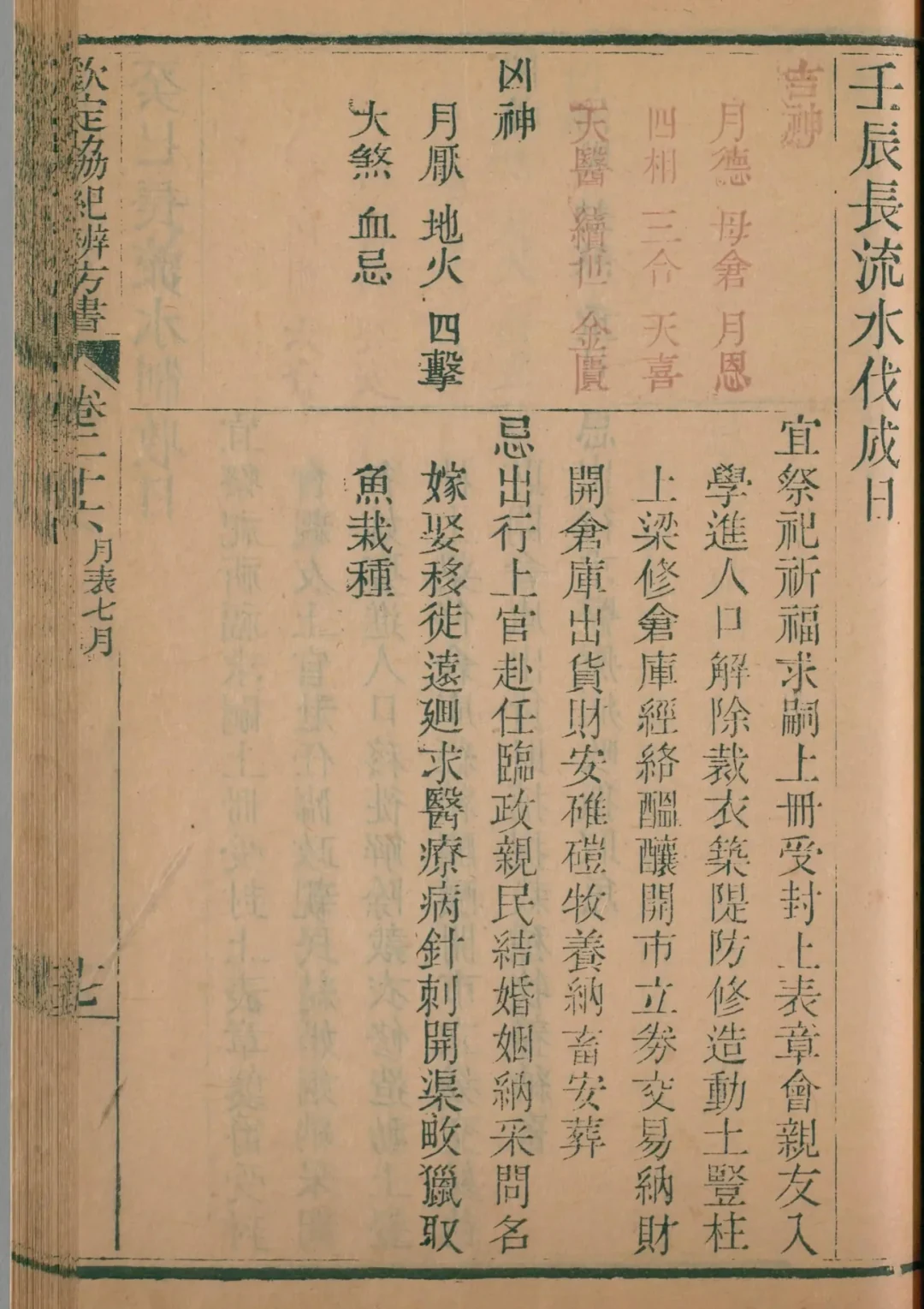 申月 · 壬辰日对应书页