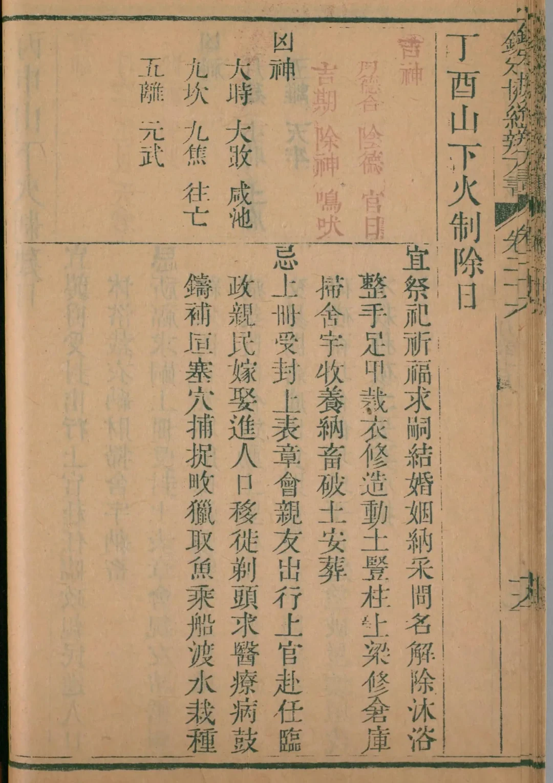 申月 · 丁酉日对应书页