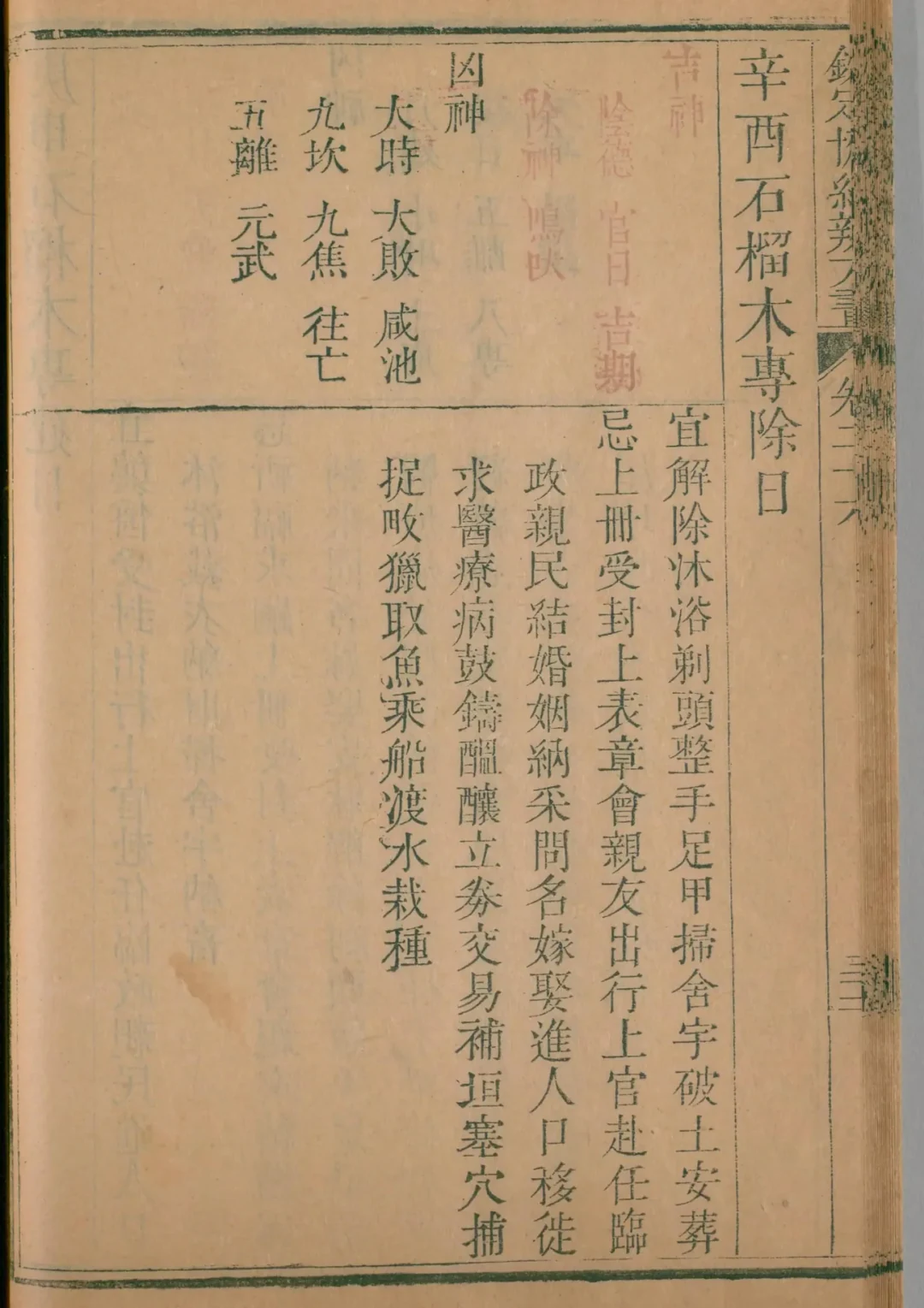 申月 · 辛酉日对应书页