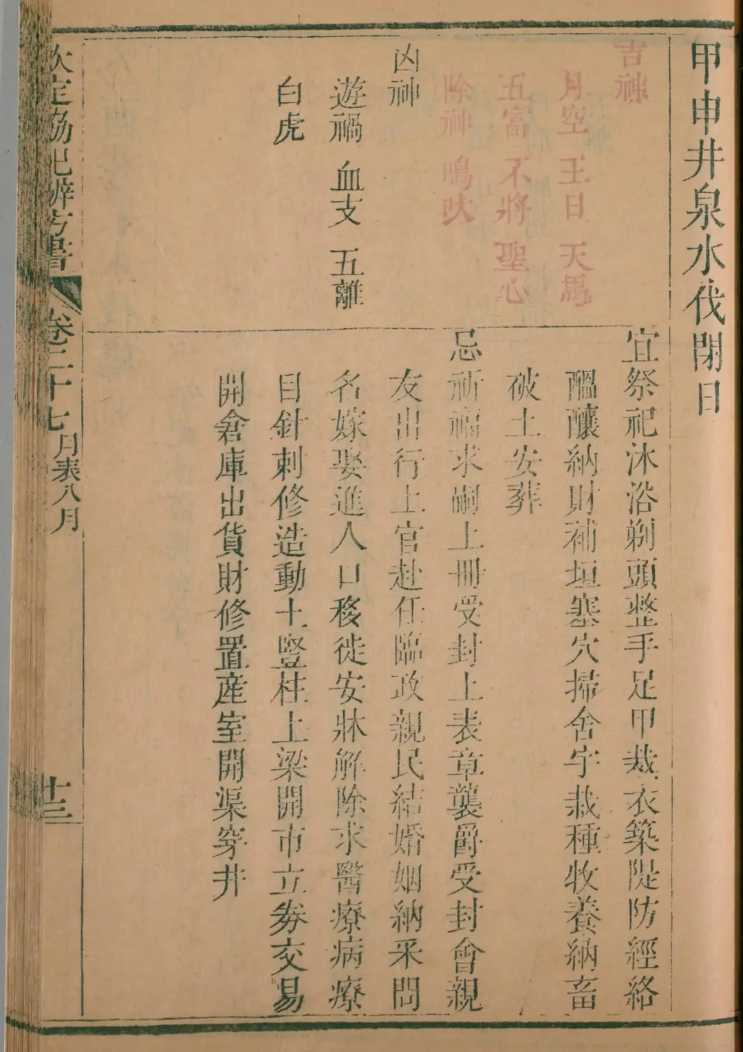 酉月 · 甲申日对应书页