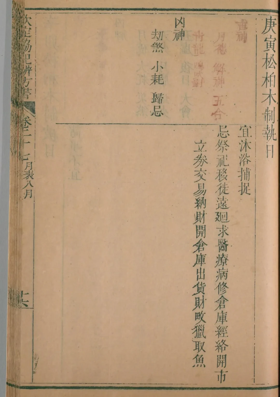 酉月 · 庚寅日对应书页