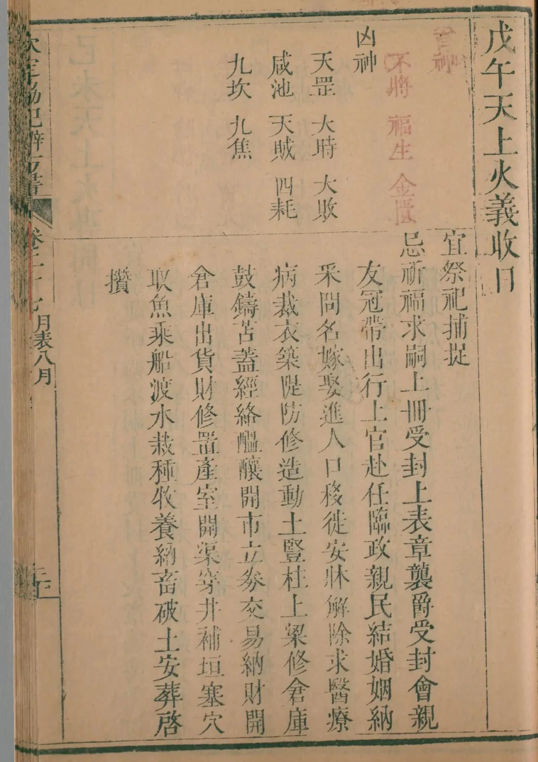 酉月 · 戊午日对应书页