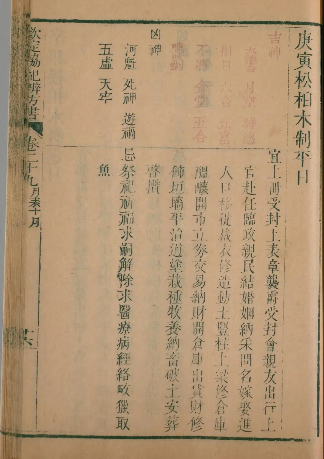 亥月 · 庚寅日对应书页