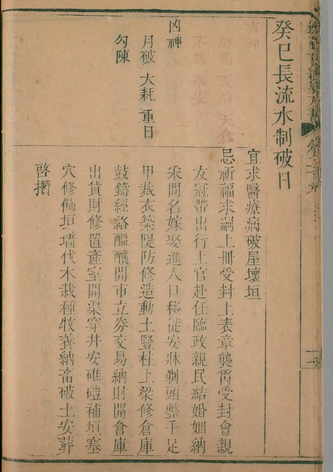 亥月 · 癸巳日对应书页