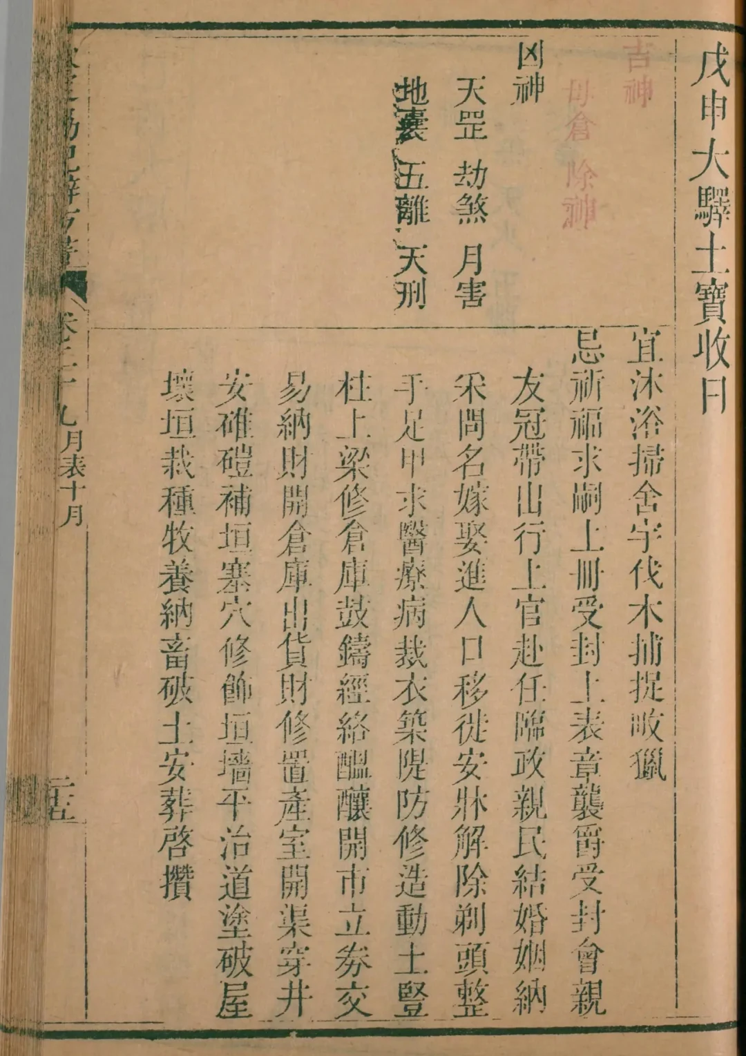 亥月 · 戊申日对应书页