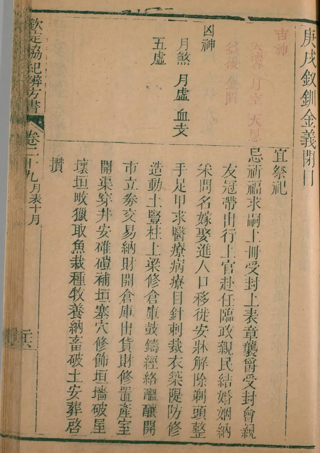 亥月 · 庚戌日对应书页