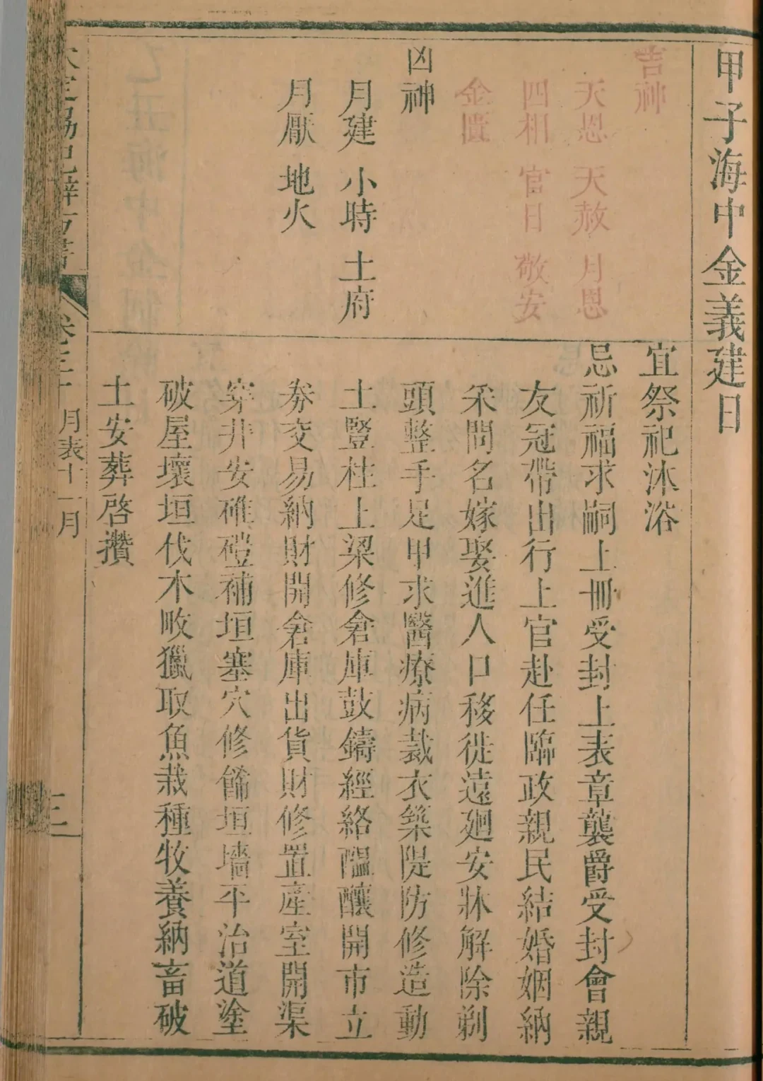 子月 · 甲子日对应书页