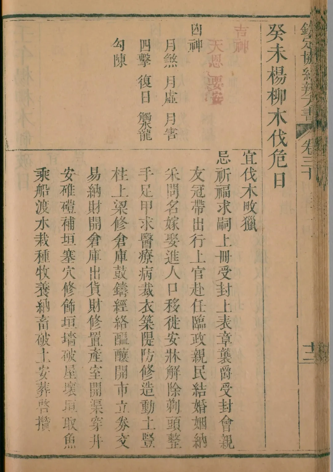 子月 · 癸未日对应书页