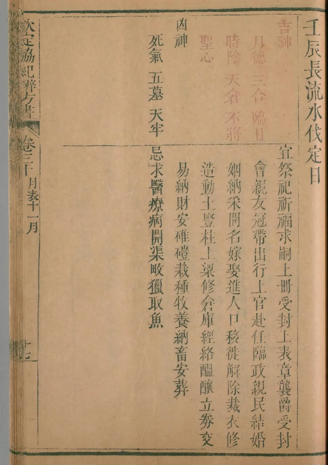 子月 · 壬辰日对应书页