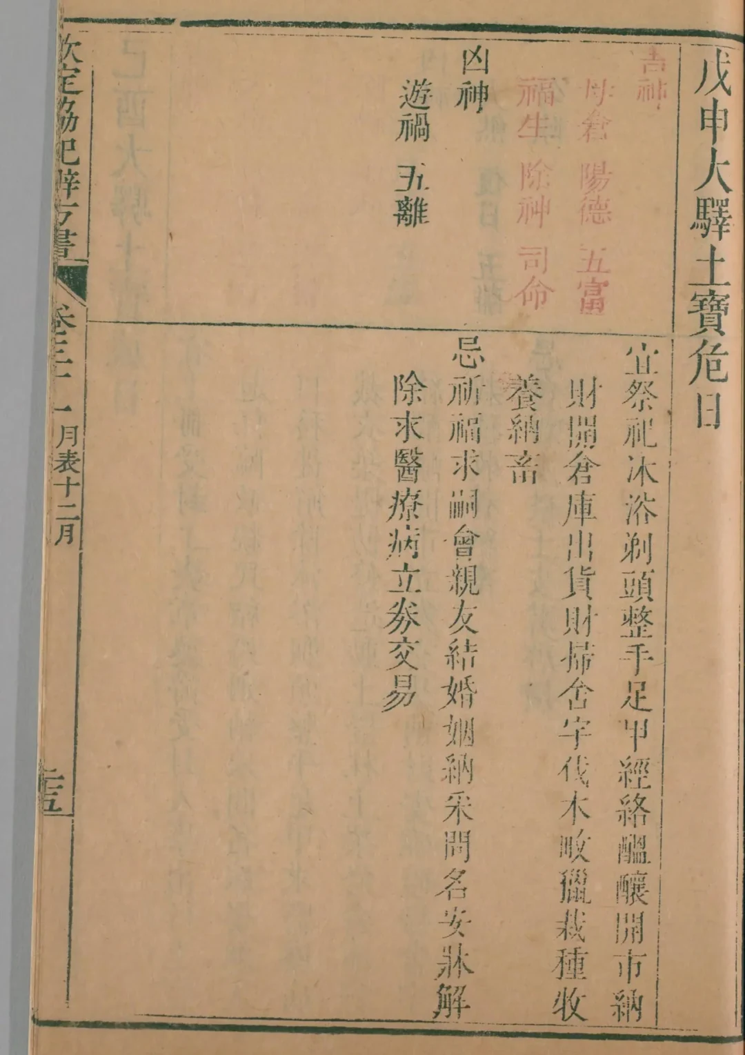 丑月 · 戊申日对应书页